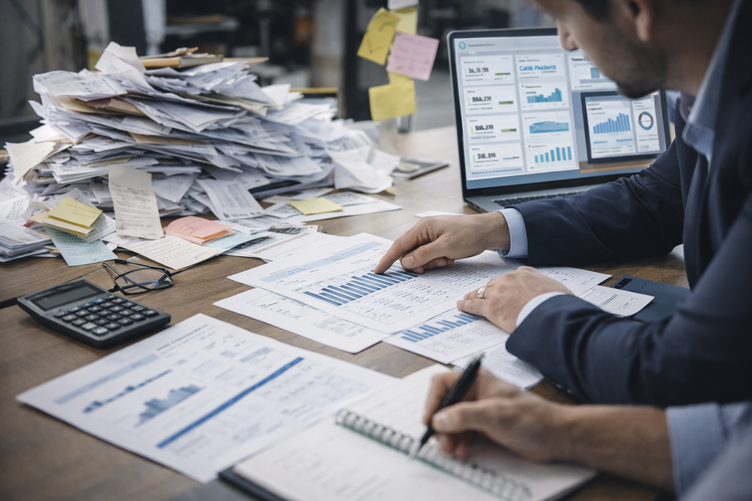 Análisis de control financiero y crecimiento empresarial para controller externo